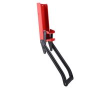 Can Crusher, Red Steel Rubber Handle, 500ml Capacity, Suitable for 16oz and 12oz Cans, with Bottle Opener for Recycling