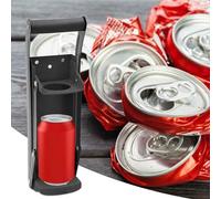 Can Crusher, Wall Mounted 500ml/16.9OZ Can Opener Beer Tin Crusher With Grip Handle, For Plastic Bottles, Aluminum Soda, Sparkling Water, Beer Cans and Bottle Recycling
