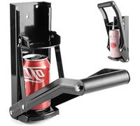 Can Crushers for Recycling - 16 oz Heavy Duty Aluminum Can Crusher Wall Mounted - Soda and Beer Can Smasher for Recycling with Bottle Opener - For 12 and 16 oz Cans - Easy to Install