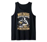 Can Do All Position Weld Metal Worker Welded Welds Welder Tank Top