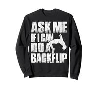 Can Do Backflip Funny Parkour Traceuse Jump Climb Swing Sweatshirt