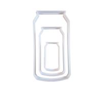 Can Fizzy Drink Beer Shape Cookie Cutter Dough Biscuit Pastry Fondant Sharp Stencil Tin Pop Cola Soda Beans Food (Set of 3)