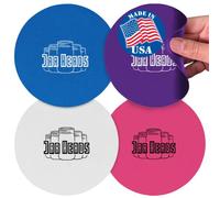 JAR HEADS Rubber Jar Opener Gripper Pad 4 Pack - Thick 5 Inch Grippers for Opening Jars Made in the USA - Jar Opener for Weak Hands & Seniors with Arthritis