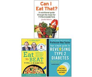Can I Eat That?, The Hairy Bikers Eat to Beat Type 2 Diabetes & Your Simple Guide to Reversing Type 2 Diabetes 3 Books Collection Set