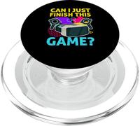 Can I Just Finish This Game VR Gamer Gaming Virtual Reality PopSockets PopGrip for MagSafe
