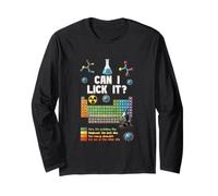 Can I L ck It Periodic Table Science Chemistry Lab Elements Long Sleeve T-Shirt