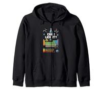 Can I L ck It Periodic Table Science Chemistry Lab Elements Zip Hoodie