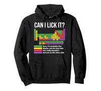 Can I Lick It Chemistry Elements Science Periodic Table Pullover Hoodie