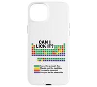 Can I Lick It Chemistry Periodic Table Of Elements Science Case for iPhone 15 Plus