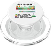Can I Lick It Chemistry Periodic Table Of Elements Science PopSockets PopGrip for MagSafe