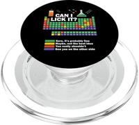 Can I Lick It Chemistry Periodic Table Of Elements Science PopSockets PopGrip for MagSafe