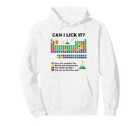 Can I Lick It Chemistry Periodic Table Of Elements Science Pullover Hoodie
