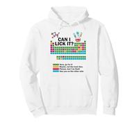 Can I Lick It Funny Chemistry Periodic Table Of Elements Pullover Hoodie