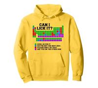 Can I Lick It Funny Periodic Table Design Pullover Hoodie
