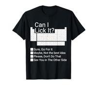 Can I Lick It Funny Periodic Table Of Elements T-Shirt