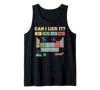 Can I Lick It Periodic Table Chart Science Teacher Cool Meme Tank Top