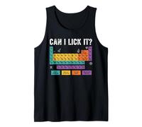 Can I Lick It Periodic Table Chart Science Teacher Cool Meme Tank Top