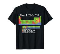 Can I Lick It Periodic Table Chemistry Teacher & Student Gag T-Shirt