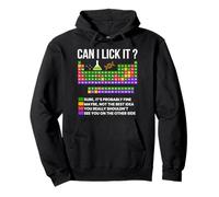 Can I Lick It Periodic Table Funny Chemistry Science Teacher Pullover Hoodie
