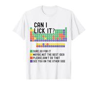 Can I Lick It Periodic Table Funny Science Teacher Chemistry T-Shirt