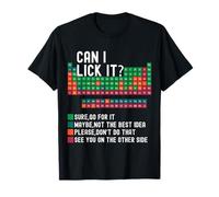 Can I Lick It Periodic Table Funny Science Teacher Chemistry T-Shirt