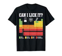 Can I Lick It Periodic Table Science Chemistry Nerd T-Shirt