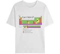 Can I Lick It Periodic Table Shirt, Funny Science Periodic Table Shirt White