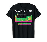 Can I Lick It Periodic Table T-Shirt, Men, Black, 5X-Large