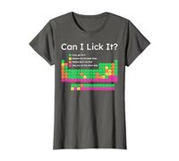 Can I Lick It Periodic Table T-Shirt, Women, Asphalt Grey, X-Large