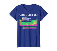 Can I Lick It Periodic Table T-Shirt, Women, Royal Blue, XX-Large
