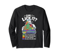 CAN I Lick IT? Sarcastic Periodic Table Lab Chemistry Long Sleeve T-Shirt