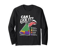 CAN I Lick IT? Sarcastic Periodic Table Lab Chemistry Long Sleeve T-Shirt