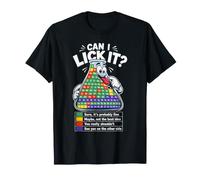 CAN I Lick IT? Sarcastic Periodic Table Lab Chemistry T-Shirt