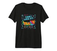 Can I Lick It tee Funny Periodic Table Teacher Cool Science Premium T-Shirt