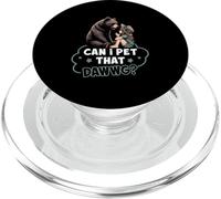 Can I Pet That Dawg Pet Dog Meme Bear Talking With Girl PopSockets PopGrip for MagSafe