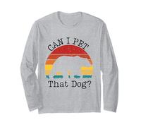 Can I Pet That Dog Funny Bear Memes Funny Bear Jokes Kids Long Sleeve T-Shirt