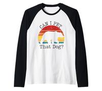 Can I Pet That Dog Funny Bear Memes Funny Bear Jokes Kids Raglan Baseball Tee