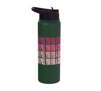 Can i Pull You for a Chat Tshirt Women Men Island Vacation Stainless Steel Insulated Water Bottle