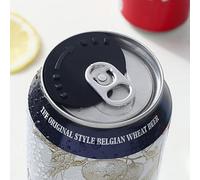 Can Lid 12 Pieces Reusable Can Cap Beverage End Cap,12PCS Beverage,for Standard Size Cans, Soda, Beer, Energy Drink, Juice, Coke - Reusable Anti-Spike End Cap in White, Red, Black