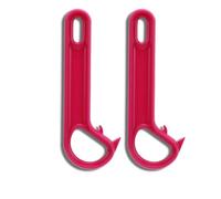 Can Opener, 2PCS Easy Open Ring Pull Can Opener Kitchen Gadgets Manual Pull Tab Tool for Protecting Nails and Folks Weak Hands (Purple)