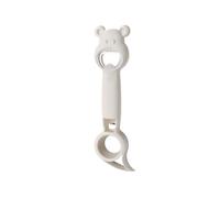 Can Opener, 4-in-1 Multi-Purpose Bottle Opener for Beer, Cans, Jars & Lids(White)