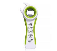 Can Opener 5-in-1 Bottle Opener Can Bottle Jar Tool for Seniors Rheumatoid Arthritis Manual All-in-One
