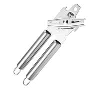 Can Opener for Seniors, Robust Manual Stainless Steel Tool for Opening Cans and Jars, Handy Can Opener, for Use in Kitchen, Home, Restaurant, Bar, Outdoor, Home, Grill, B