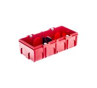 CAN p/t Tin Plastic Red 080142 Cans