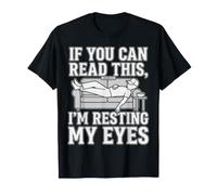 Can Read Sleep Sarcastic Tired Napping Grandpa Resting Eyes T-Shirt