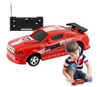 Can Remote Control Racing Car | Portable Remote Control Car with Roadblocks - Funny Tiny RC, for Birthday, Christmas, New Year, Halloween