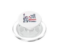Can Someone Please Just Put A Woman in Charge Tshirt Retro PopSockets PopGrip for MagSafe
