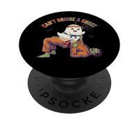 Can’t Bridge a Ghost- Brazilian Jiu Jitsu Halloween Humor PopSockets Adhesive PopGrip