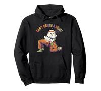 Can’t Bridge a Ghost- Brazilian Jiu Jitsu Halloween Humor Pullover Hoodie