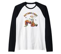 Can’t Bridge a Ghost- Brazilian Jiu Jitsu Halloween Humor Raglan Baseball Tee